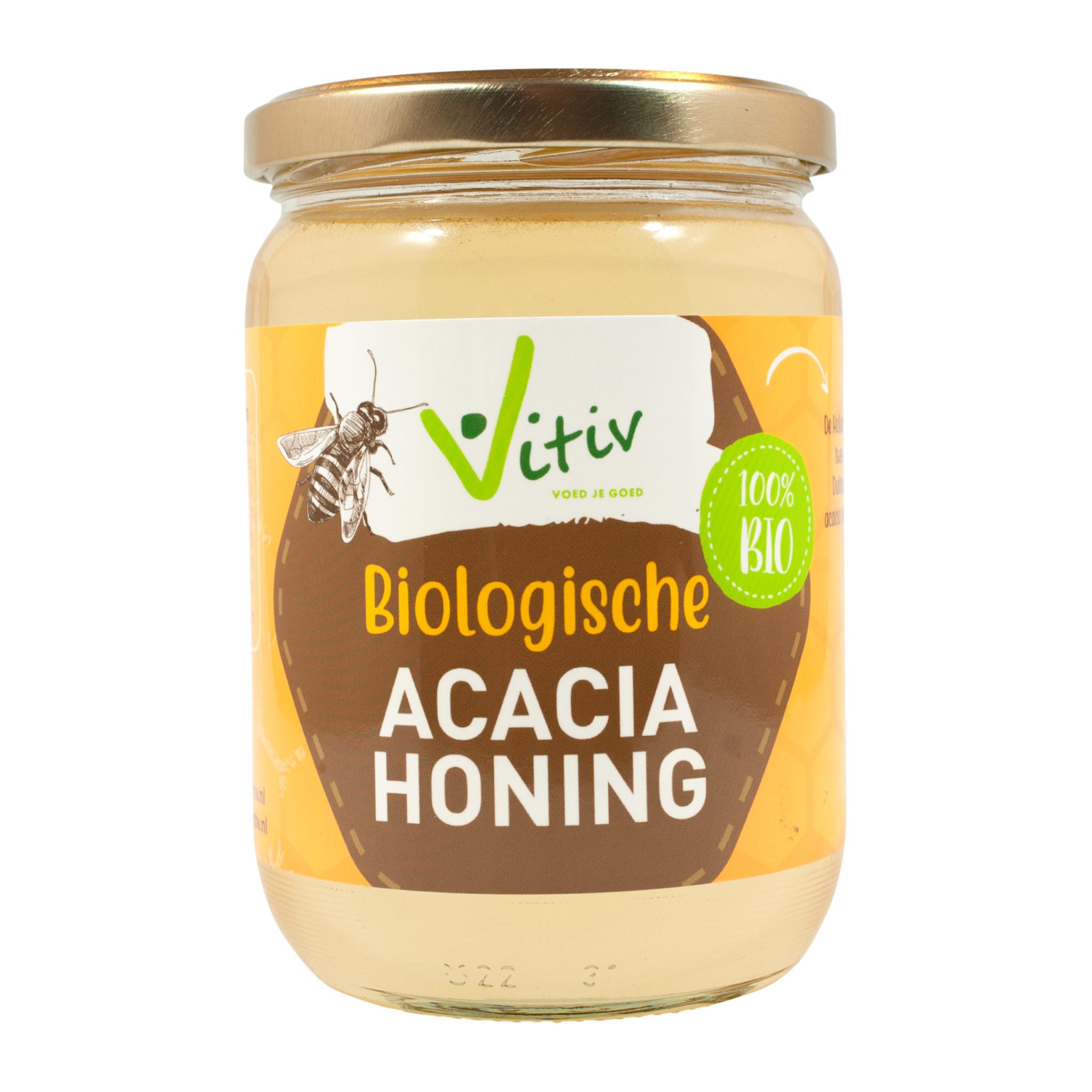 Acacia honing 300 gram Vitiv.nl